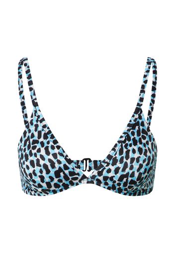 SLOGGI Top per bikini 'Shore Koh Tachai'  blu chiaro / nero / bianco