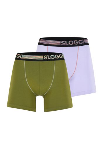 SLOGGI Boxer 'GO ABC'  giallo / oliva / nero / bianco