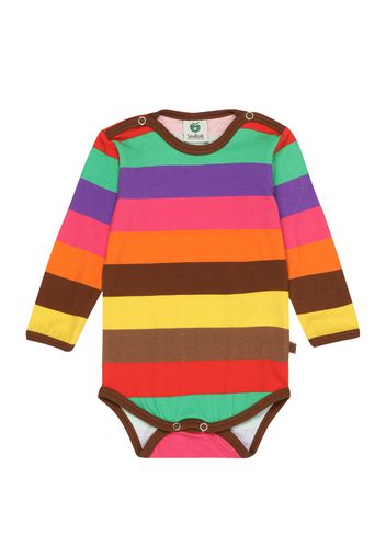 Småfolk Tutina / body per bambino  marrone / giallo / arancione / rosso