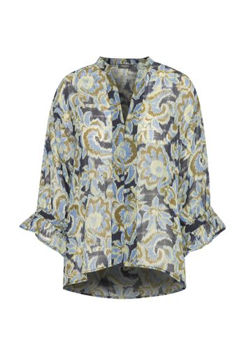 SOAKED IN LUXURY Camicia da donna 'SLTiana'  beige chiaro / blu / marino / oro