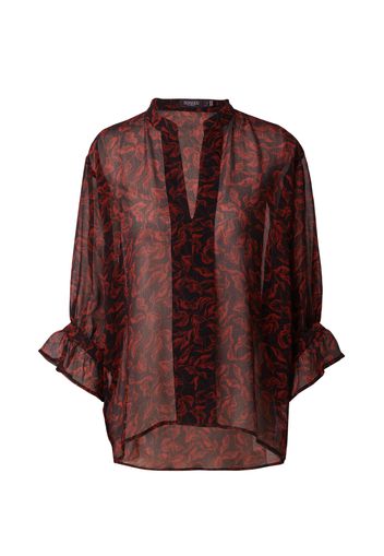 SOAKED IN LUXURY Camicia da donna 'Luciana Amily'  rosso / nero