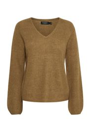 SOAKED IN LUXURY Pullover 'Tuesday'  terra d'ombra