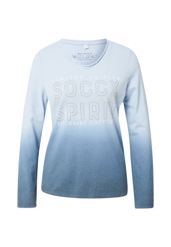 Soccx Maglietta  blu / blu chiaro / argento / bianco