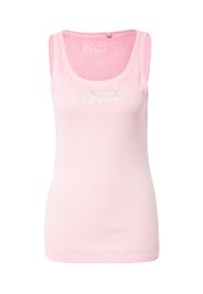 Soccx Top 'TA:MI'  rosa / argento / bianco