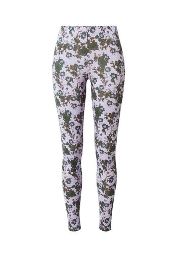 Soft Rebels Leggings 'Joyce'  rosa / grigio scuro / marrone