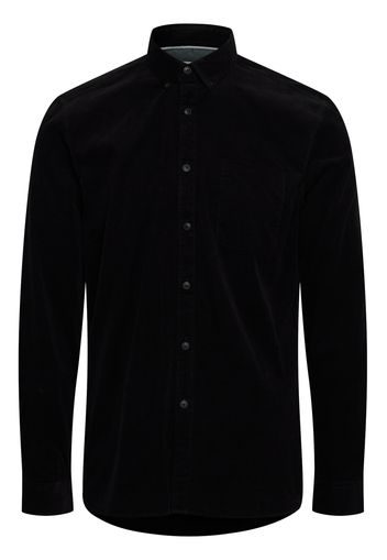 !Solid Camicia 'JUAN CORDUROY'  nero