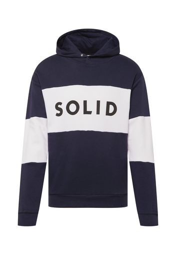 !Solid Felpa  navy / bianco