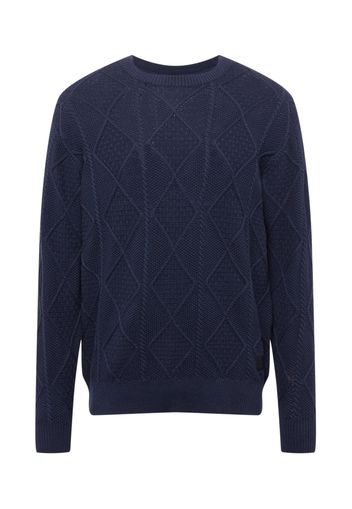 !Solid Pullover 'Deker'  navy