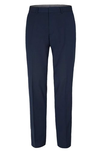 s.Oliver BLACK LABEL Pantaloni con piega frontale  blu notte