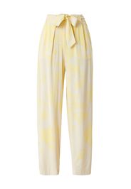 s.Oliver BLACK LABEL Pantaloni con pieghe  giallo chiaro / beige