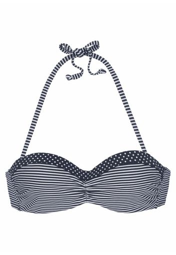 s.Oliver Top per bikini 'Avni'  nero / bianco