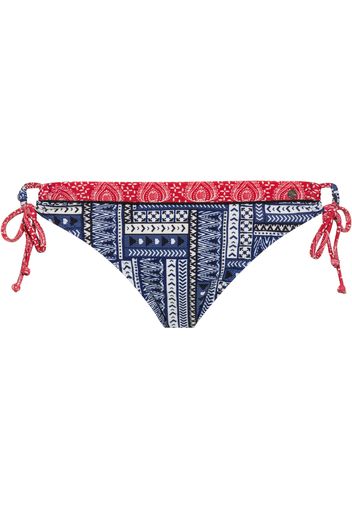 s.Oliver Pantaloncini per bikini  blu / bianco / rosso