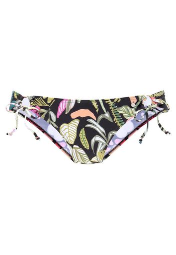 s.Oliver Pantaloncini per bikini  nero / verde / rosa chiaro