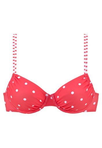 s.Oliver Top per bikini 'Audrey'  rosso / bianco