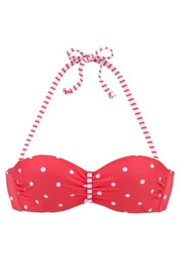 s.Oliver Top per bikini 'Audrey'  bianco / rosso