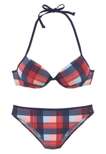 s.Oliver Bikini  navy / rosso pastello / rosa / blu chiaro