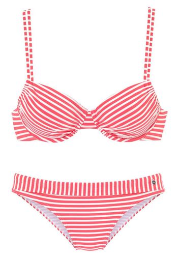 s.Oliver Bikini  rosso chiaro / bianco