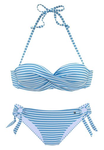 s.Oliver Bikini  blu / bianco