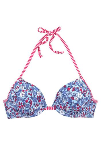 s.Oliver Top per bikini 'Jill'  blu chiaro / mirtillo / bianco / blu reale