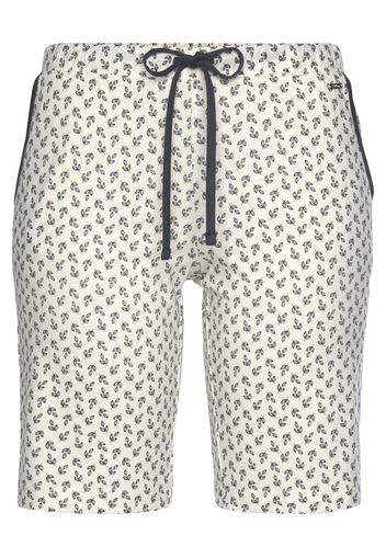 s.Oliver Pantaloncini da pigiama  bianco / blu scuro