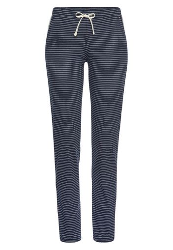 s.Oliver Pantaloncini da pigiama  blu scuro / bianco