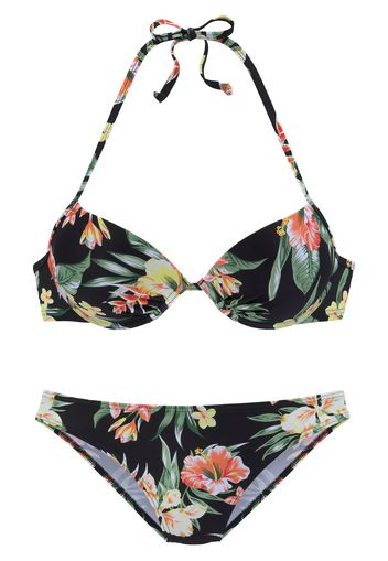 s.Oliver Bikini  nero / verde