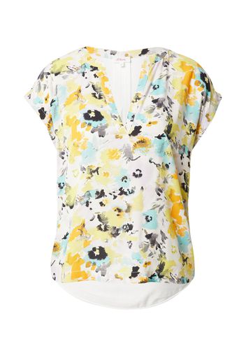 s.Oliver Camicia da donna  bianco / giallo chiaro / colori misti