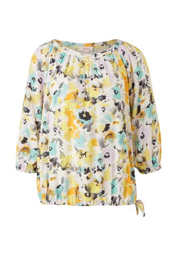 s.Oliver Camicia da donna  bianco / giallo / turchese / nero / giallo oro