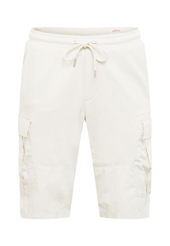 s.Oliver Pantaloni cargo  crema