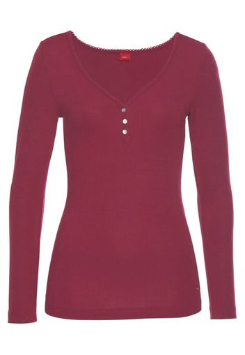 s.Oliver Camicia da notte  rosso pastello