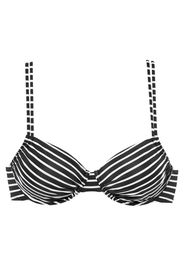 s.Oliver Top per bikini 'Hill'  bianco / nero