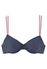 s.Oliver Top per bikini 'Avni'  rosso / blu scuro / bianco