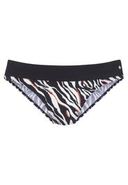 s.Oliver Pantaloncini per bikini  nero / ruggine / crema / argento