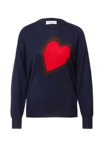 Sonia Rykiel Pullover  blu scuro / marrone scuro / rosso fuoco