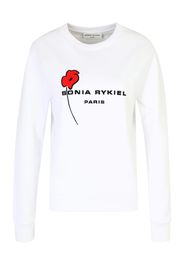 Sonia Rykiel Felpa 'YUMI'  bianco / nero / rosso