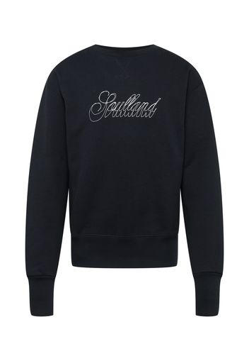 Soulland Felpa  nero / bianco