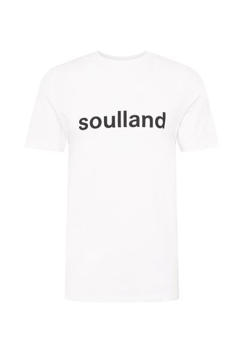 Soulland Maglietta 'Chuck'  bianco / nero