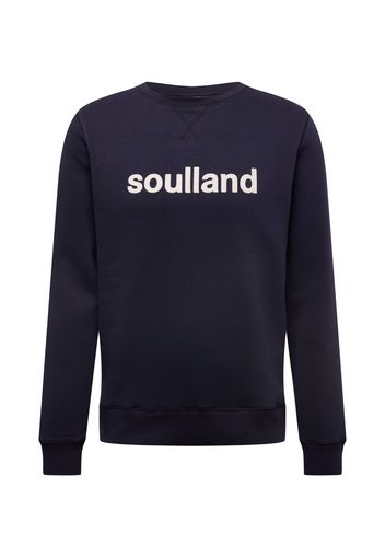 Soulland Felpa  navy / bianco