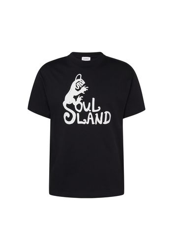 Soulland Maglietta 'Spring Devil'  nero / bianco