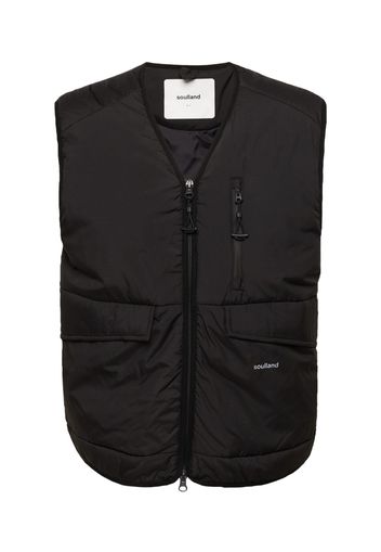 Soulland Gilet 'Clay'  nero / bianco