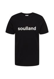 Soulland Maglietta 'Chuck'  nero / bianco