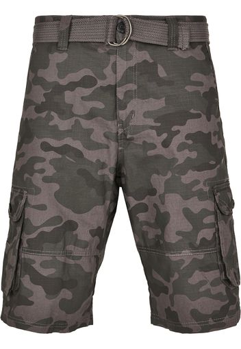 SOUTHPOLE Pantaloni cargo  grigio scuro / talpa / nero