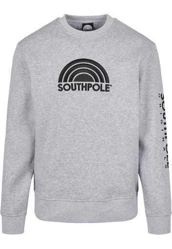 SOUTHPOLE Felpa 'Halfmoon'  antracite / grigio sfumato