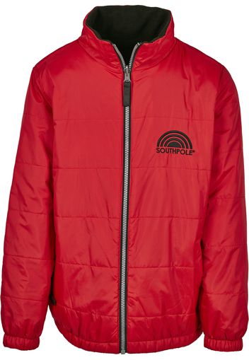 SOUTHPOLE Giacca di mezza stagione  nero / rosso fuoco / bianco / argento / blu cielo