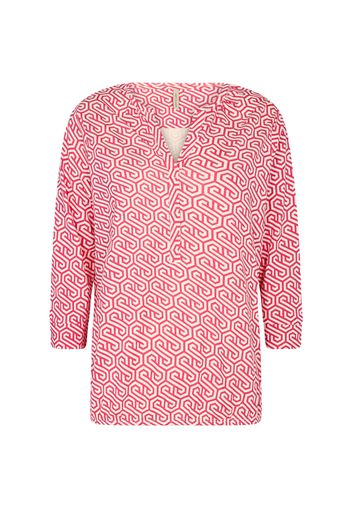 Soyaconcept Camicia da donna 'FELICITY'  fucsia / bianco naturale