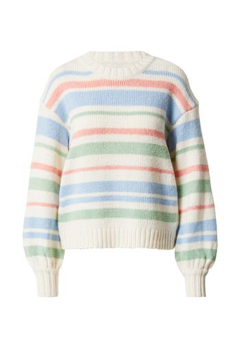 Springfield Pullover 'CARDA'  blu cielo / verde pastello / salmone / bianco