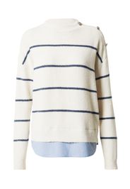 Springfield Pullover  crema / navy / blu cielo