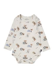 STACCATO Tutina / body per bambino  stucco / camoscio / blu fumo / marrone