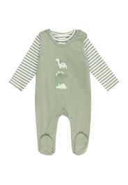 STACCATO Tutina / body per bambino  cachi / menta / offwhite