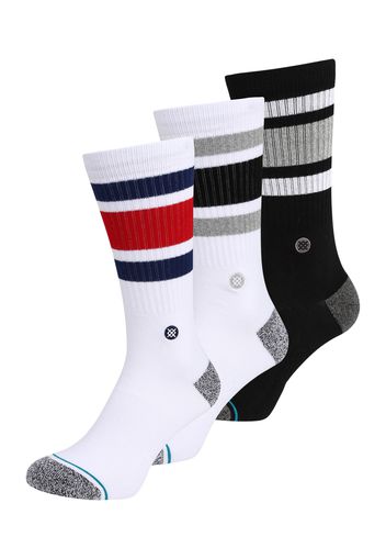 Stance Calzino sportivo  bianco / nero / navy / grigio sfumato / rosso fuoco